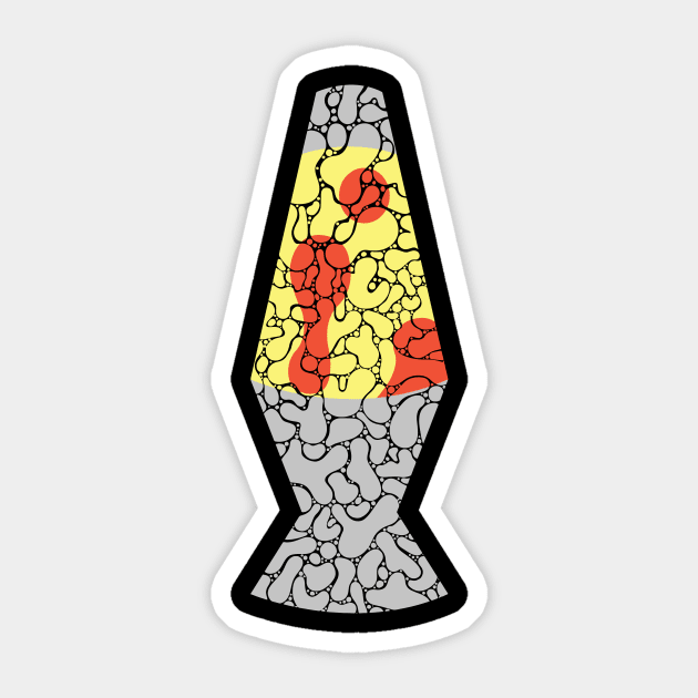 Lava lava lamp Sticker by DoctorBillionaire